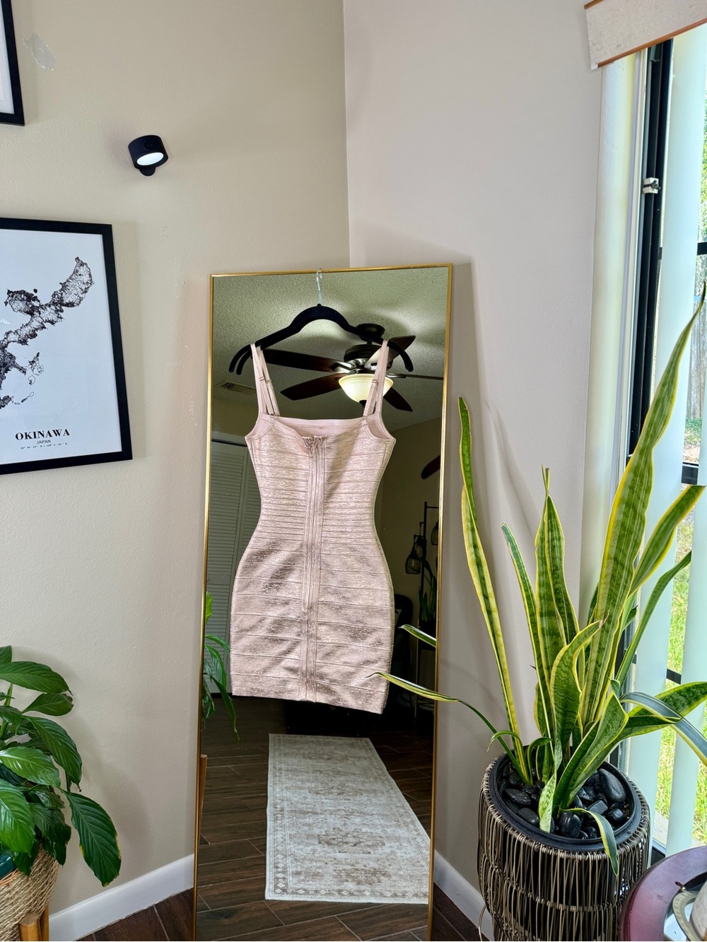 House of CB THE BODY Champagne Bandage Mini Dress - Limited Edition - Picture 11 of 11